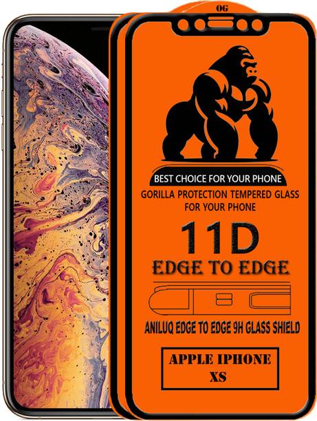 ANILUQ Edge To Edge Screen Guard for Apple iPhone XS