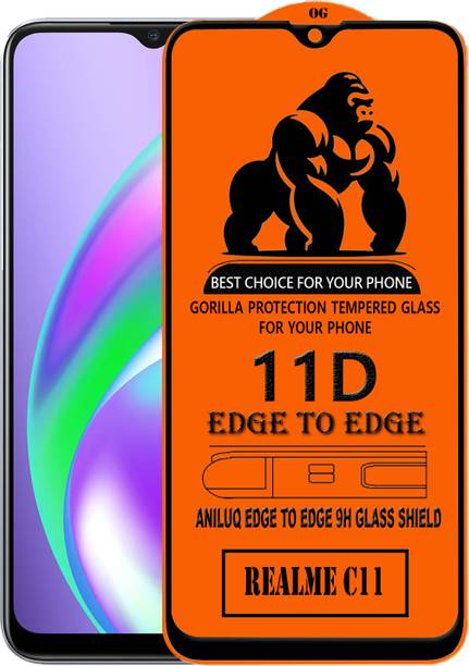 ANILUQ Edge To Edge Screen Guard for REALME C11