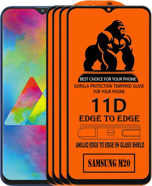ANILUQ Edge To Edge Screen Guard for Samsung Galaxy M20