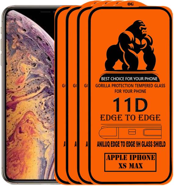 ANILUQ Edge To Edge Screen Guard for Apple iPhone XS Max