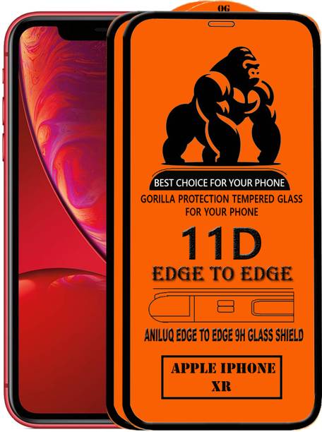 ANILUQ Edge To Edge Screen Guard for Apple iPhone XR