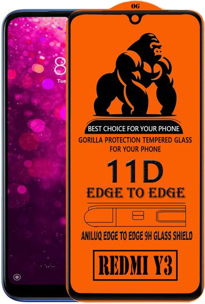 ANILUQ Edge To Edge Screen Guard for Xiaomi Redmi Y3