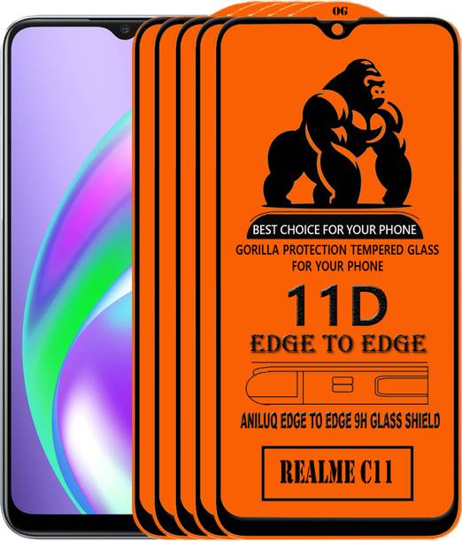 ANILUQ Edge To Edge Screen Guard for REALME C11