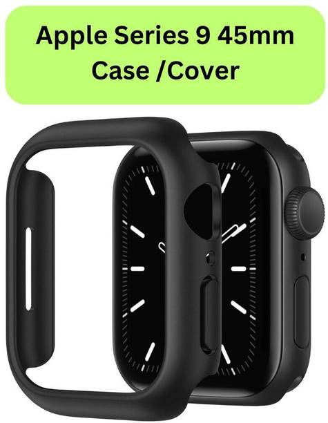 iWishKart Edge To Edge Screen Guard for Apple Series 9 45mm, Apple Series 8 45mm, Apple Series 7 45 mm, Smart Watch & Tempered Glass NOT included | Bumper Case Cover WITHOUT SCREEN GLASS | For Men and Women