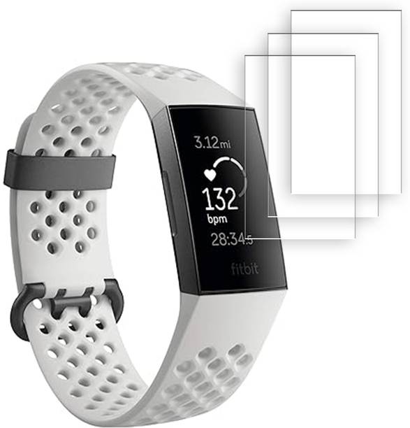 ARBAN Edge To Edge Screen Guard for Fitbit Fitbit Charge 3 SE Fitness Activity Tracker SMARTWATCH SCREEN GUARD