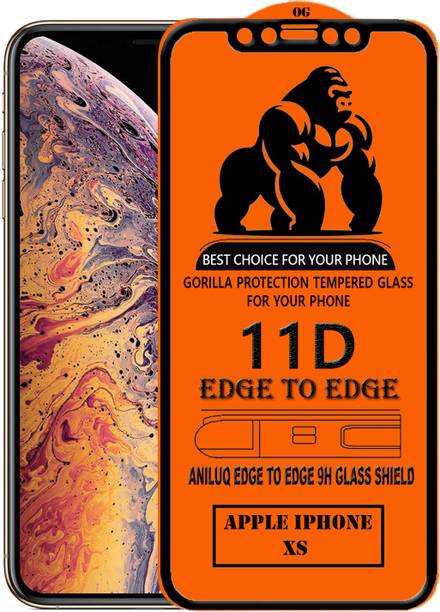 ANILUQ Edge To Edge Screen Guard for Apple iPhone XS