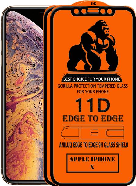 ANILUQ Edge To Edge Screen Guard for Apple iPhone X
