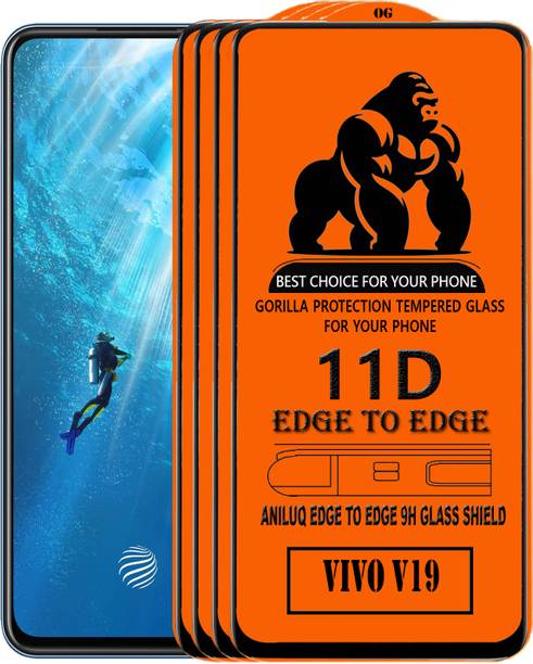 ANILUQ Edge To Edge Screen Guard for VIVO V19