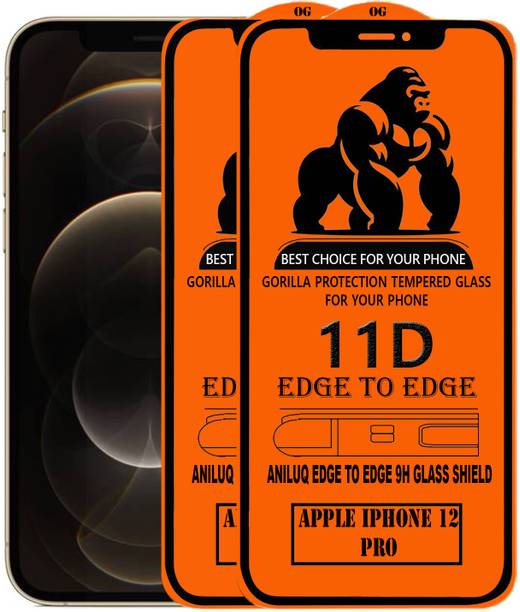 ANILUQ Edge To Edge Screen Guard for IPHONE 12 PRO