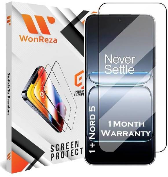WonReza Edge To Edge Tempered Glass for OnePlus Nord 5