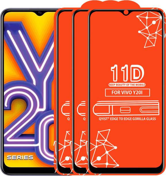 Qyist Edge To Edge Tempered Glass for Vivo Y20I