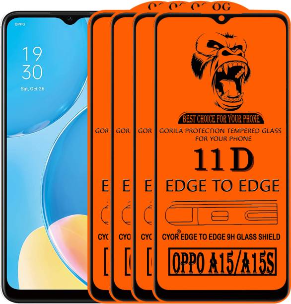 CYOR Edge To Edge Tempered Glass for OPPO A15S