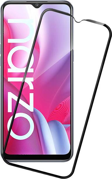 RCHJV Edge To Edge Tempered Glass for realme Narzo 20A