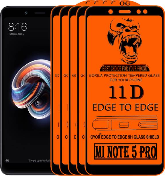 CYOR Edge To Edge Tempered Glass for Mi Redmi Note 5 Pro