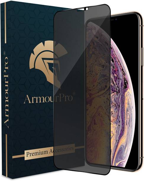 ArmourPro Edge To Edge Tempered Glass for Apple iPhone XS Max, Apple iPhone 11 Pro Max, Privacy Anti Spy Glass with Matte Finish