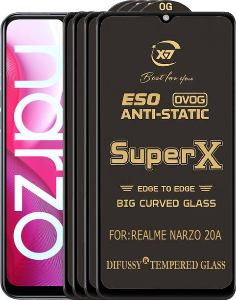Difussy Edge To Edge Tempered Glass for REALME NARZO 20A
