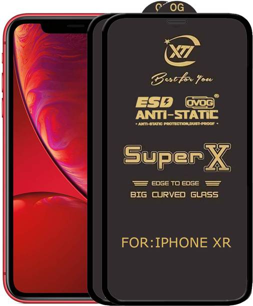 ANILUQ Edge To Edge Tempered Glass for Apple iPhone XR