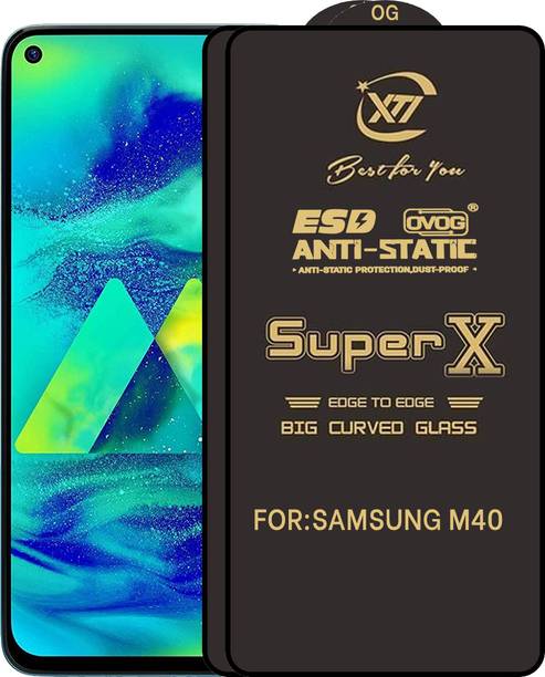 ANILUQ Edge To Edge Tempered Glass for SAMSUNG M40