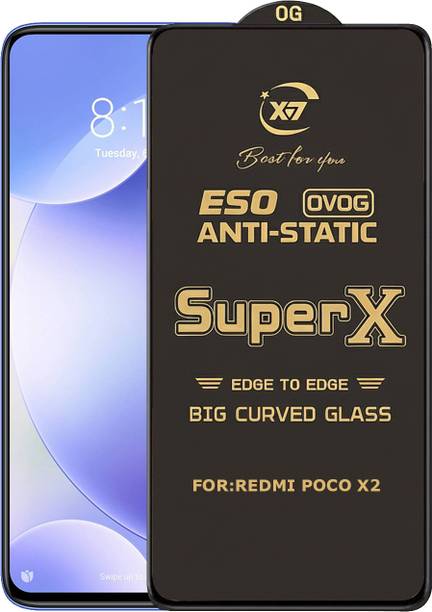 ANILUQ Edge To Edge Tempered Glass for REDMI POCO X2