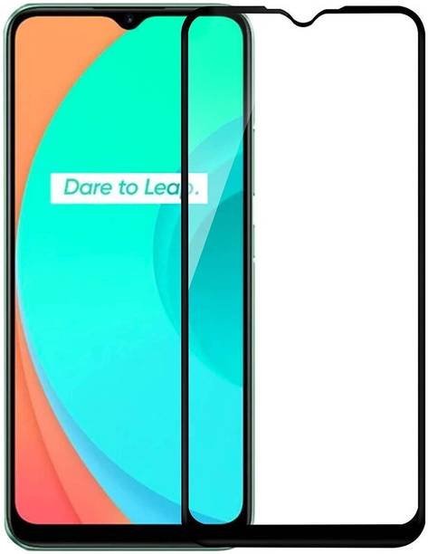ChutPutMart Edge To Edge Tempered Glass for Realme C12