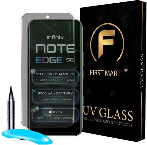 FIRST MART Edge To Edge Tempered Glass for Infinix Note Edge 5G, Infinix Note Edge