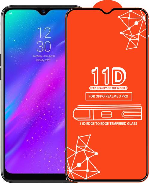 Qyist Edge To Edge Tempered Glass for Realme 3 Pro