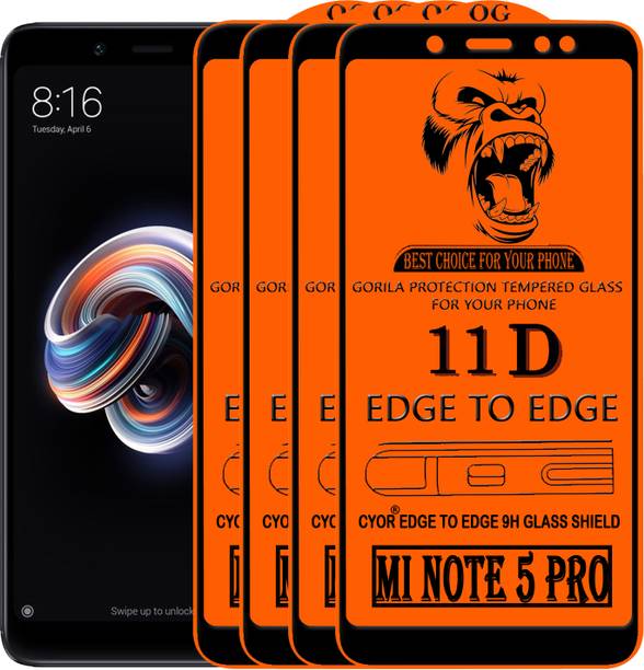 CYOR Edge To Edge Tempered Glass for Mi Redmi Note 5 Pro