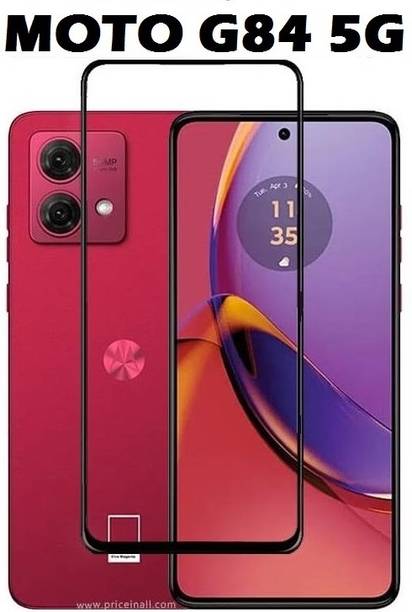 CASEHUNT Edge To Edge Tempered Glass for MOTO G84 5G, MOTOROLA G84 5G