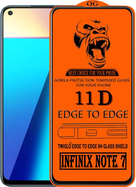 TWIGLO Edge To Edge Tempered Glass for INFINIX NOTE 7