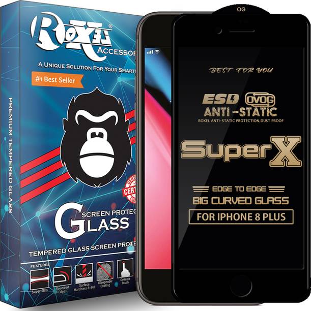 Roxel Edge To Edge Tempered Glass for Apple iPhone 8 Plus