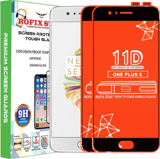 Rofix star Edge To Edge Tempered Glass for OnePlus 5