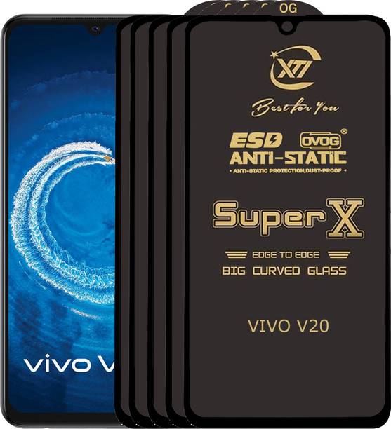 ANILUQ Edge To Edge Tempered Glass for VIVO V20