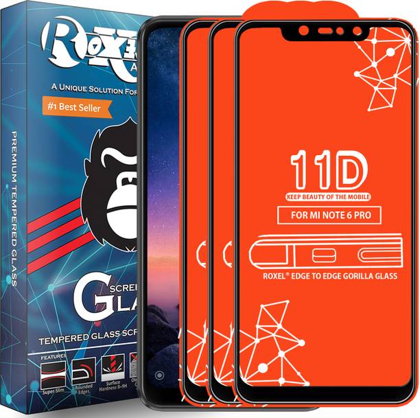 Roxel Edge To Edge Tempered Glass for Mi Redmi Note 6 Pro