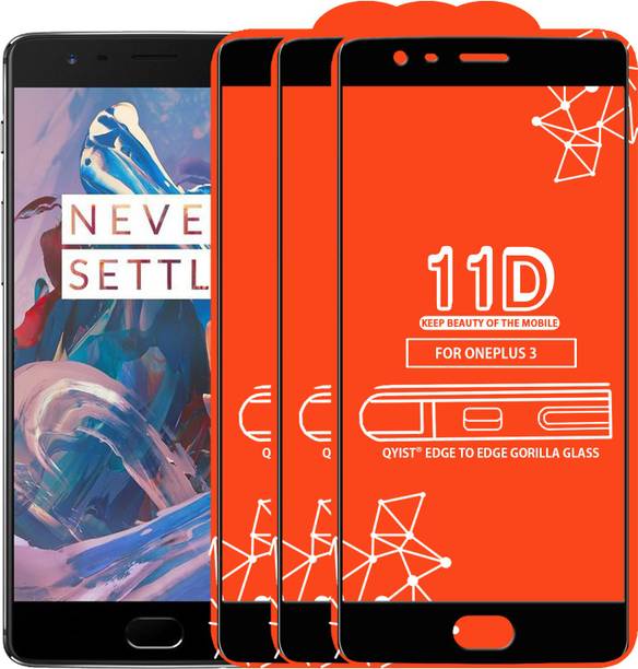 Qyist Edge To Edge Tempered Glass for OnePlus 3