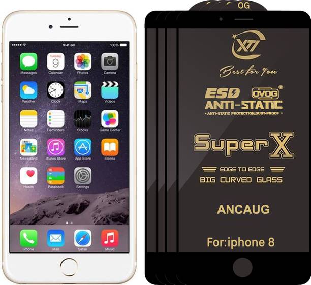 ANCAUG Edge To Edge Tempered Glass for Apple iPhone 8
