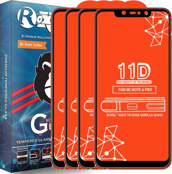 Roxel Edge To Edge Tempered Glass for Mi Redmi Note 6 Pro