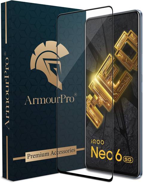 ArmourPro Edge To Edge Tempered Glass for IQOO Neo 6 5G, iQOO 9 SE 5G, Neo 6 5G