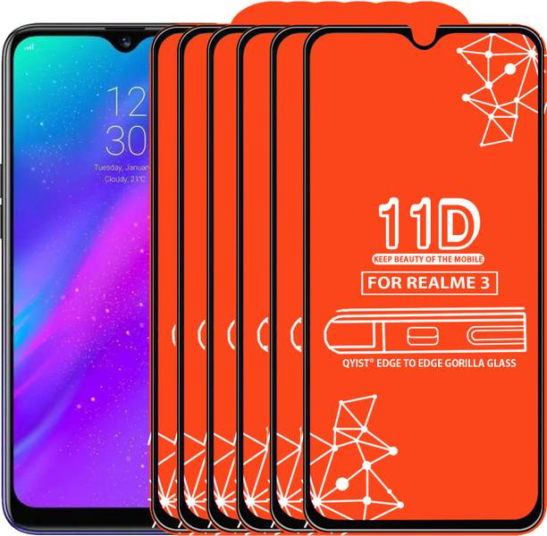 Qyist Edge To Edge Tempered Glass for Realme 3