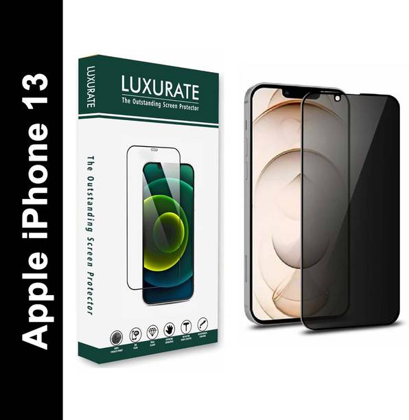 LUXURATE Edge To Edge Tempered Glass for Apple iPhone 13