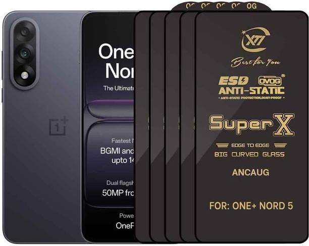 ANCAUG Edge To Edge Tempered Glass for OnePlus Nord 5