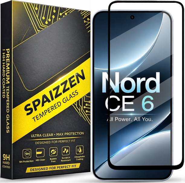 SPAIZZEN Edge To Edge Tempered Glass for OnePlus Nord CE6, OnePlus Nord CE 6