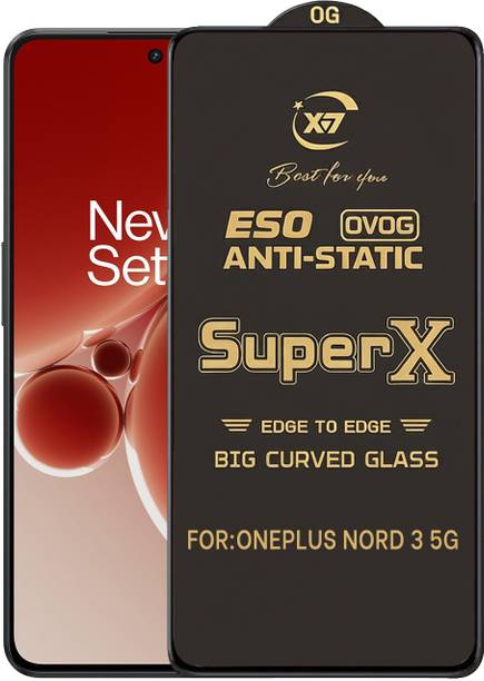 ANILUQ Edge To Edge Tempered Glass for ONEPLUS NORD 3 5G