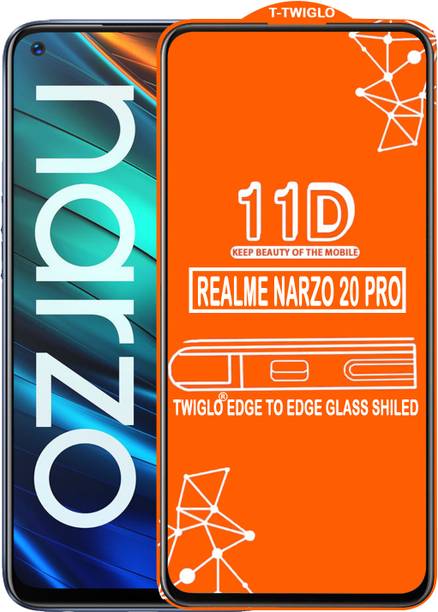 TWIGLO Edge To Edge Tempered Glass for REALME NARZO 20 PRO