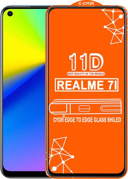 CYOR Edge To Edge Tempered Glass for REALME 7I