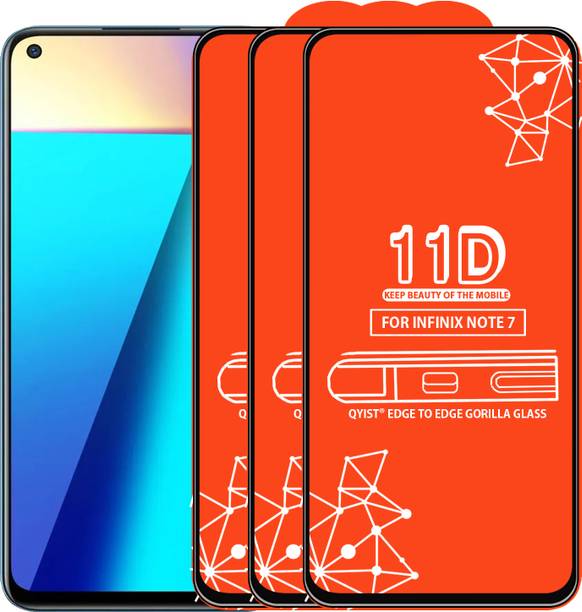Qyist Edge To Edge Tempered Glass for Infinix Note 7