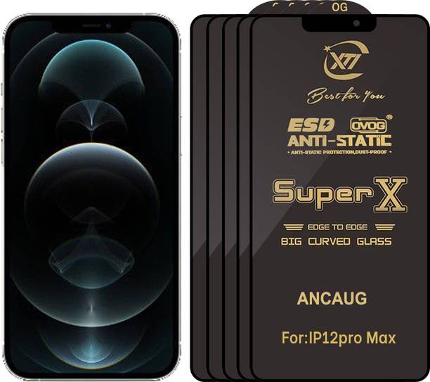 ANCAUG Edge To Edge Tempered Glass for iPhone 12 Pro Max