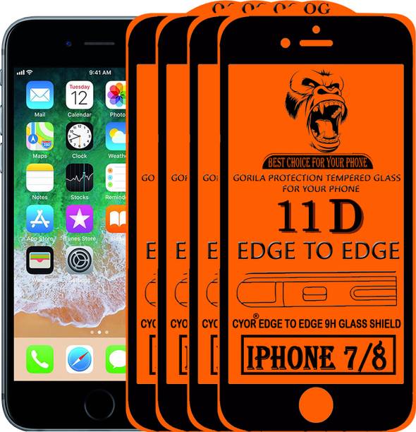CYOR Edge To Edge Tempered Glass for Apple iPhone 8