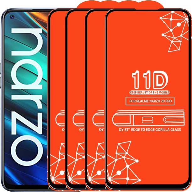 Qyist Edge To Edge Tempered Glass for Realme Narzo 20 Pro