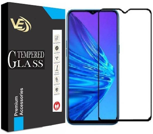 VILLA Edge To Edge Tempered Glass for Oppo A9 2020 / Oppo A5 2020 / Realme Narzo 10 / Realme Narzo 10A / Realme Narzo 20 / Realme Narzo 20A / Realme 5 / Realme 5i / Realme 5s - 9H Hardness, Oleophobic Coating, Bubble-Free Screen Protector