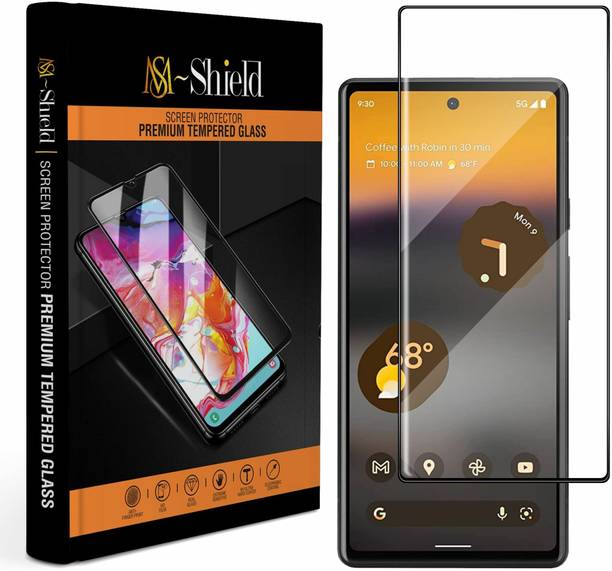 MS-Shield Edge To Edge Tempered Glass for Google Pixel 6a 5G, With Advanced HD+ Gorilla Glass Protection